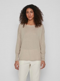 Vila Viabella O-Neck Beige